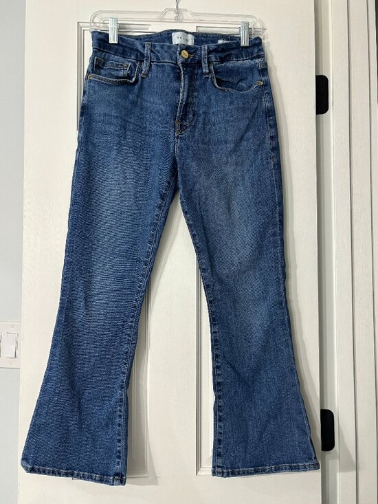 Frame Denim Denim - FRAME "Le Crop Mini Boot" Jeans - Size 28 (6)